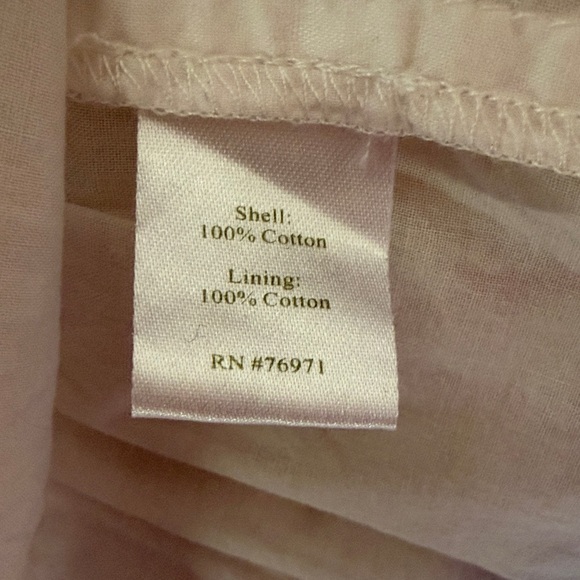 Garnet Hill Size 8 Floral Purple and Cream Dress 100% Cotton Nice Cotton Lining - Picture 7 of 13